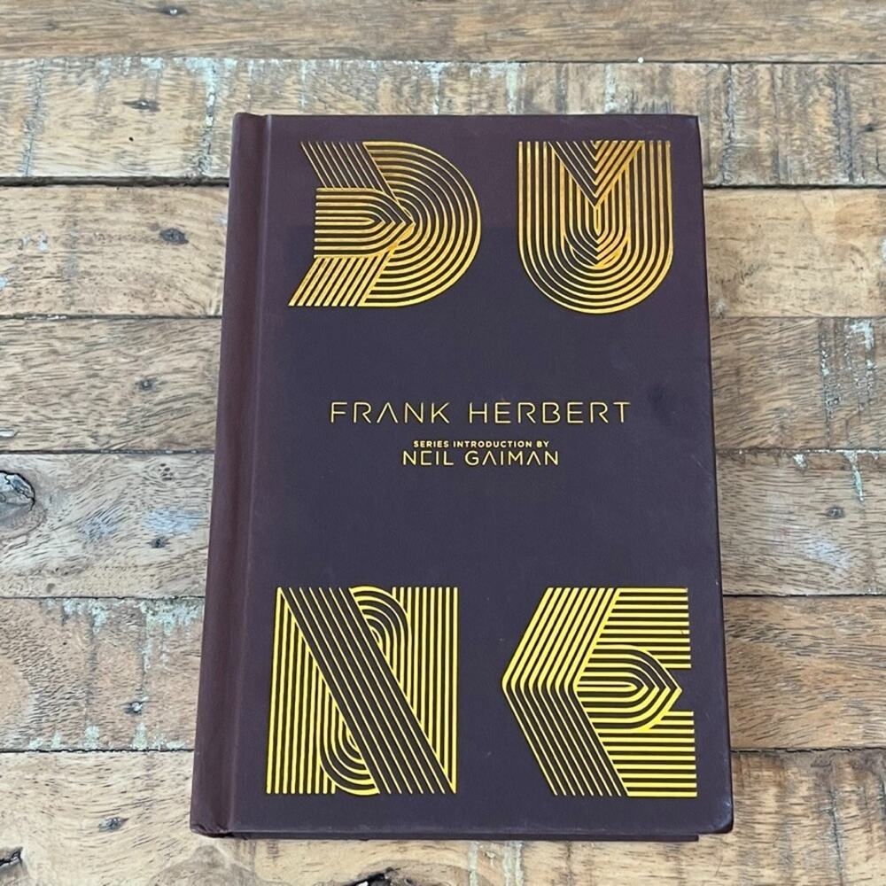 Dune by Frank Herbert Series Introduced by Neil Gaiman Delux Hardcover Book